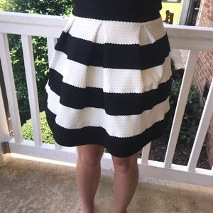 Black and white skirt